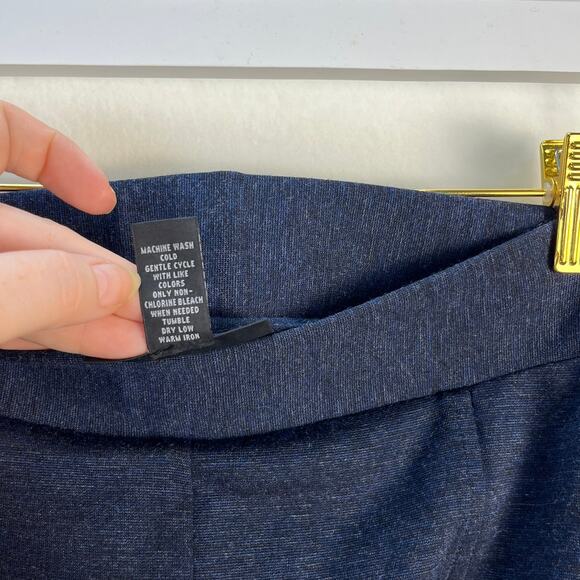 Lot of 2 INC Int Concepts Black & Blue Stretch Dress Pants Front Seam Size 6 - Picture 10 of 11